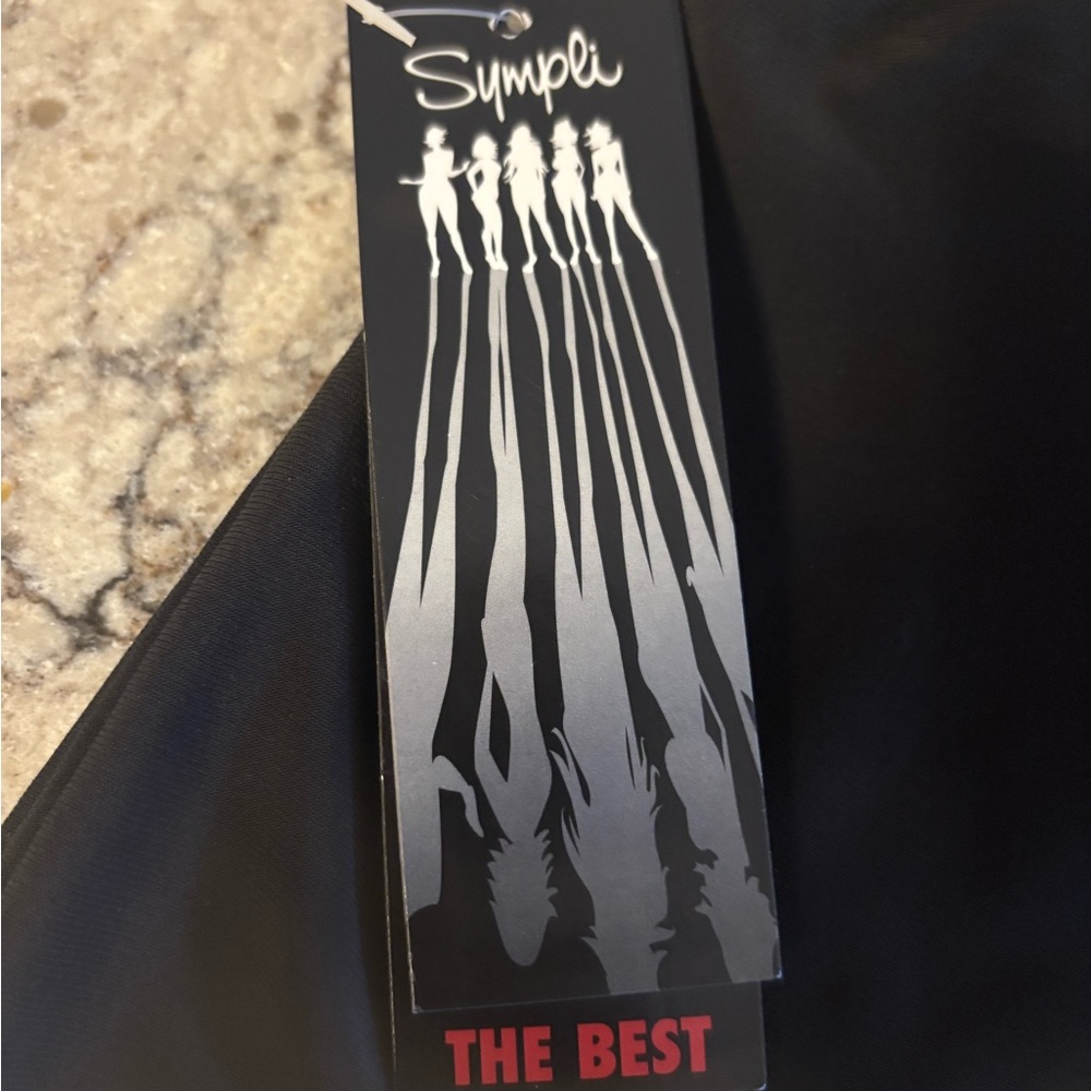 Sympli Elegant Black size 2 almost black slim bootcut Pants - Picture 3 of 5